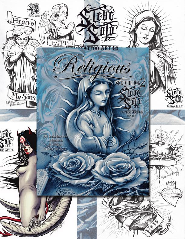 Religious Sketchbook By Steve Soto - Second Religious Book