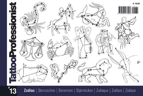 Tattoo Professionist Book # 13 - All About Zodiac Symbols