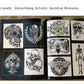 Excavate: Unearthing Artistic Skeletal Remains by Jinxi Caddel – Hardcover Book Inside View