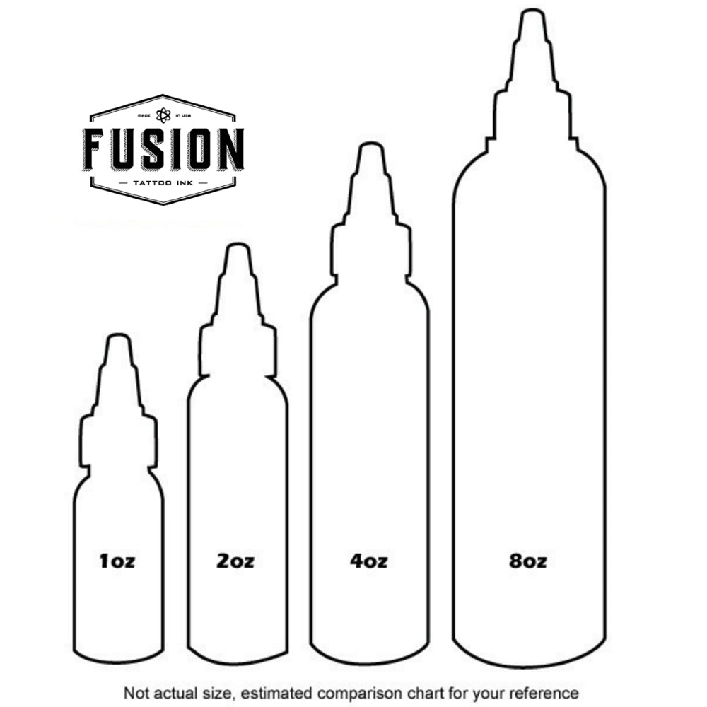 Greywash Medium — Fusion Tattoo Ink — Pick Size (chart)