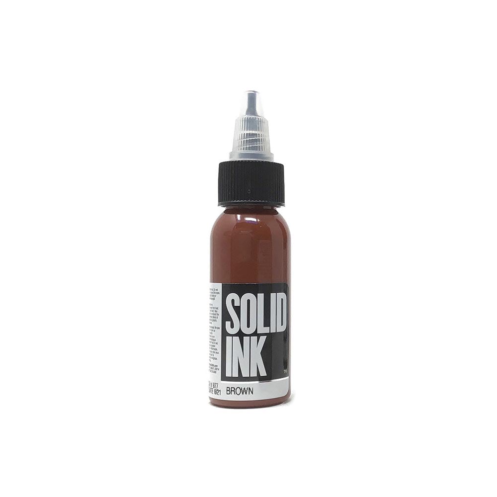 Brown — Solid Ink — 1oz Bottle