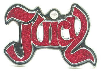 Juicy Glitter Red Belt Buckle