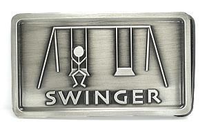 Swinger Lifestyle Belt Buckle - Are you down?