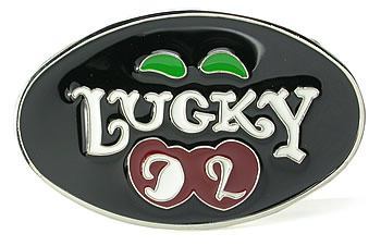 Lucky Cherries Oval Wholesale Belt Buckle