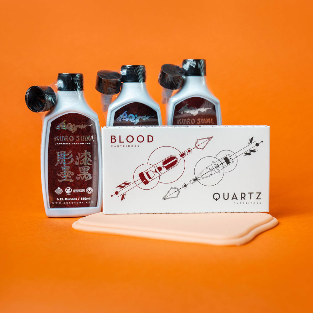 Tattoo Portfolio Kit — APOF Micro Series Plaque, Tattoo Ink + Needles
