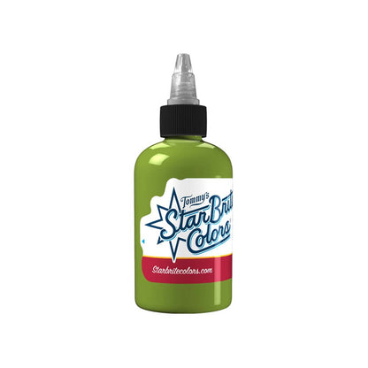 StarBrite Colors Tattoo Ink by Tommy’s Supplies – Camouflage Green – Pick Your Size - Painful Pleasures