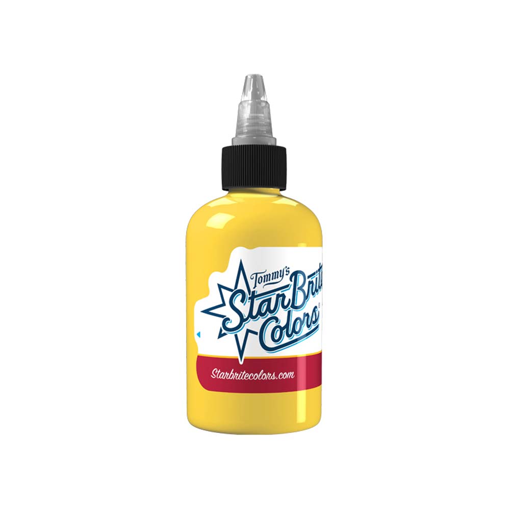 StarBrite Colors Tattoo Ink by Tommy’s Supplies – Canary Yellow – Pick Your Size