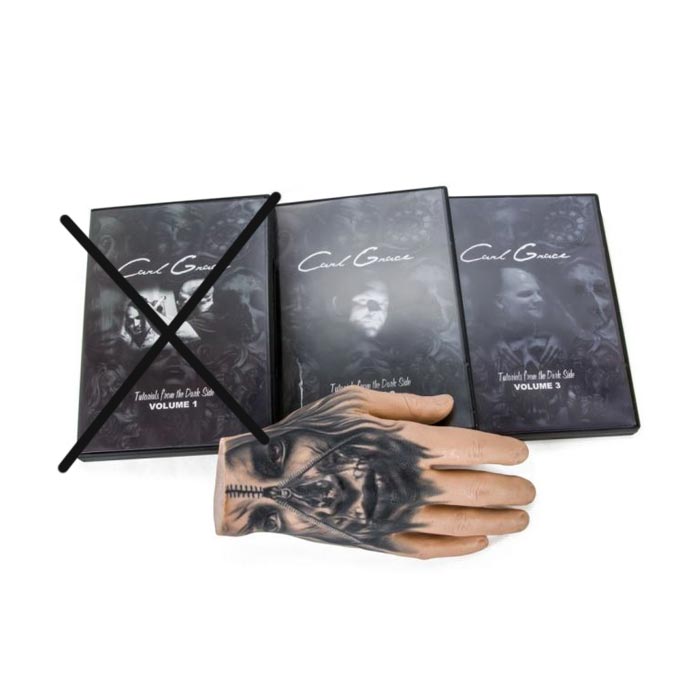 Carl Grace Presents: Tutorials from the Dark Side Three Volume DVD Set with A Pound of Flesh Hand
