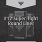 #12 Super Tight Round Liner — Precision Needles — Box of 50 Premade Sterilized Tattoo Needles