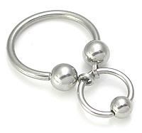 Stainless Steel Replacement Ball with Hoop- 5mm- Circular