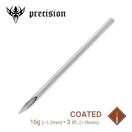 16g Sterilized 3" Coated Piercing Needle