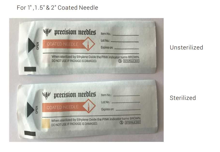 Needle Pouches — Coated