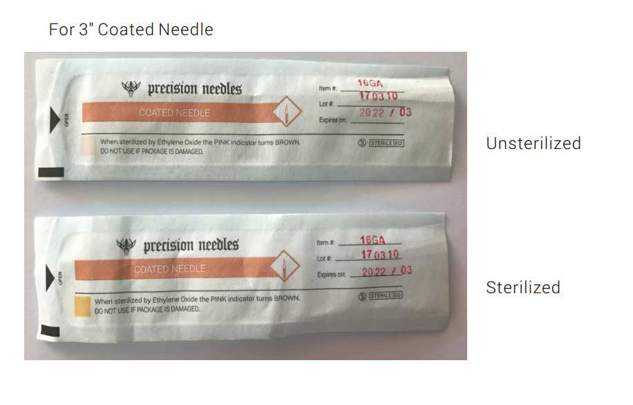 Needle Pouches — Coated