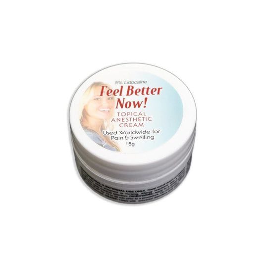 Feel Better Now Topical Anesthetic Cream — 15g Jar
