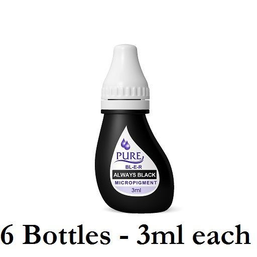 BioTouch Pure Single Use Pigment - ALWAYS BLACK - Permanent Makeup Ink