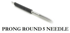 Cosmetic Tattoo Needles - Prompt Round Style 5 Box of 100 Sterilized - Painful Pleasures