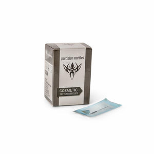 Cosmetic Tattoo Needles - Prompt Round Style 3 Box of 100 Sterilized - Painful Pleasures
