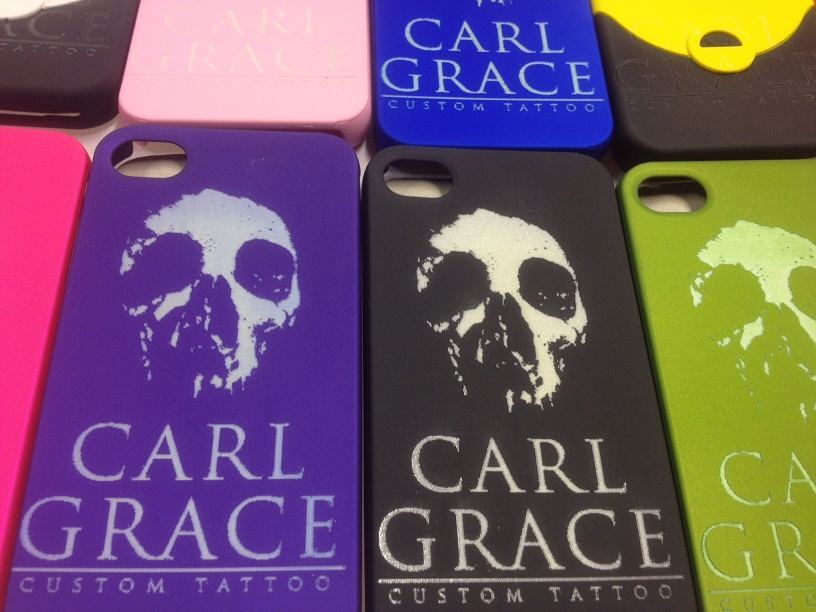 Upclose engraved case