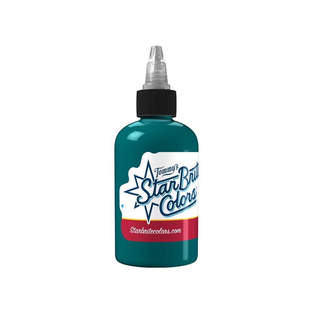 StarBrite Colors Tattoo Ink by Tommy’s Supplies – Deep Turquoise – Pick Your Size 1/2oz or 1oz