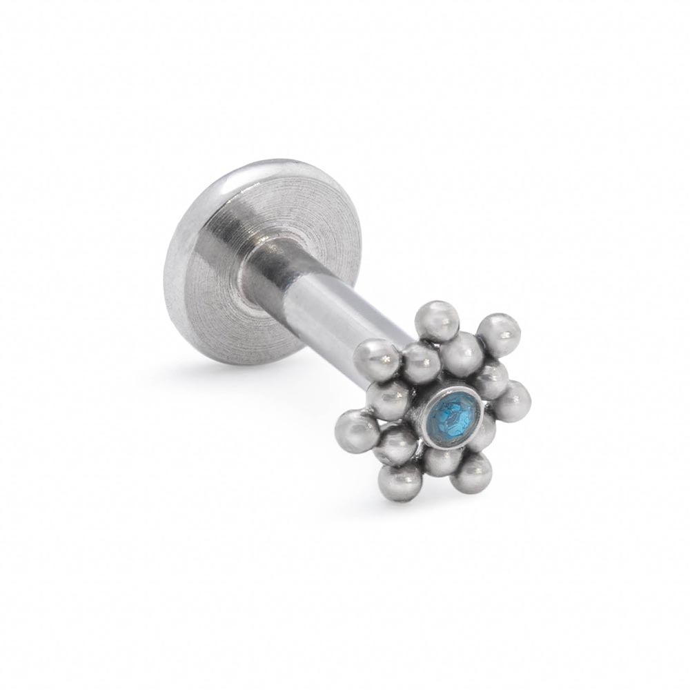 Tilum 14g-12g Internally Threaded Micron Bead Cluster Titanium Jewel Top - Price Per 1