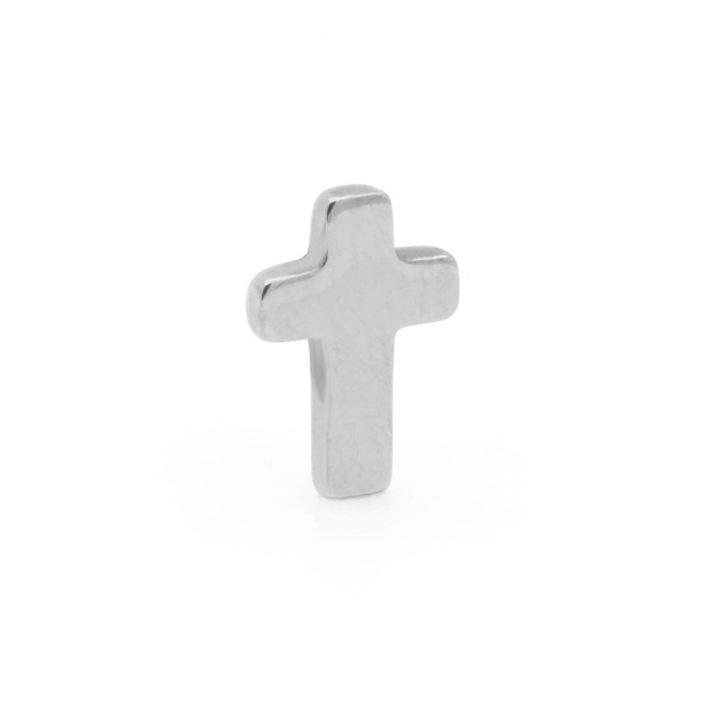 Tilum 18g-16g Internally Threaded Titanium Cross Top — Price Per 1