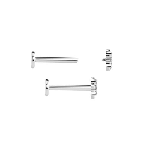 Tilum 18g-16g Internal Poinsettia Titanium Top — Price Per 1