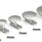 Our Flat Steel Discs for 12g & 14g Internal Jewelry Are Available in 5 Sizes