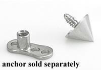 14g - 12g Internally Threaded Steel Cone - Price Per 1