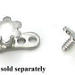 14g - 12g Internally Threaded Flower Top - Price Per 1