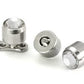14g-12g Internally Threaded 3.4mm Crystal Jewel Beveled Top - Price Per 1
