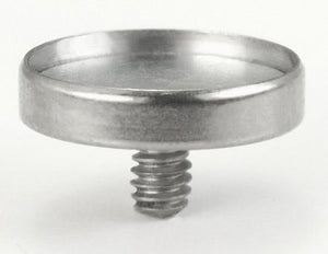 Tilum 14g - 12g Internally Threaded 4mm Magnetic Dermal Base for Magnetic Top - Price Per 1 - Painful Pleasures