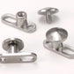 Tilum 12g Titanium Dermal Anchor with 4mm Disc Top - Price Per 1