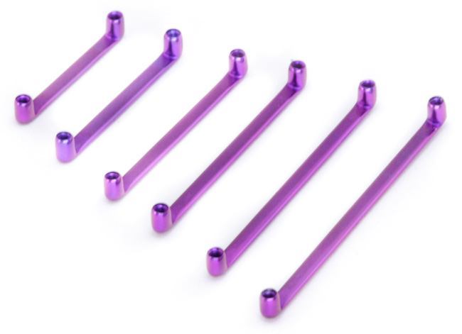 Wear Any 12g or 14g Internally-Threaded Dermal Tops With Internal 2.0mm Threading With These Surface Barbells