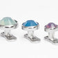 14g–12g Internally Threaded Earthen Opal Disc Top — Price Per 1