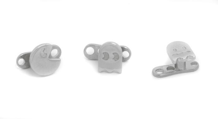 14g - 12g Internally Threaded Steel Wide-Eyed Ghost Top - Price Per 1