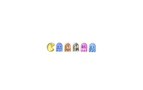 Choose From 26 Different Color Options for Your Pacman-Like Ghost Body Jewelry Tops