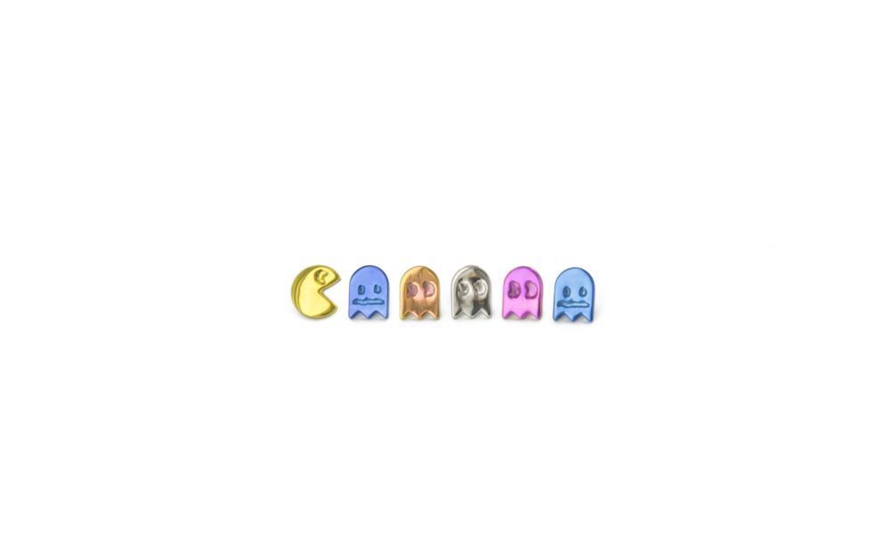 Buy a Titanium Ghost Top in Each of the Original Pac-Man Ghost Colors!