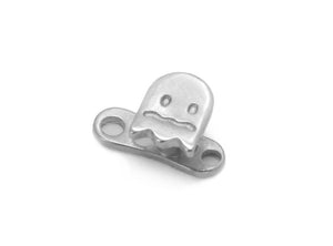 Tilum 14g - 12g Internally Threaded Titanium Ghost Top - Price Per 1 - Painful Pleasures