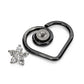 Titanium Insert Disc with Internal 1.2 Threading Heart 1