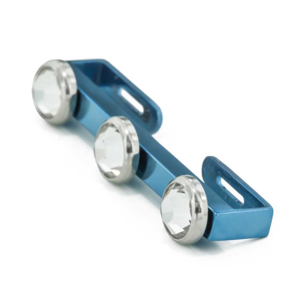 Tilum Surface Staple Flat Titanium Bar with 14g-12g Internally Threaded Holes - Price Per 1