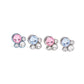 Internally Threaded Jeweled Bubble Cluster Top - Color Options