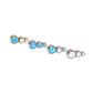 Internally Threaded Opal Tear Drop Cluster Top with Post