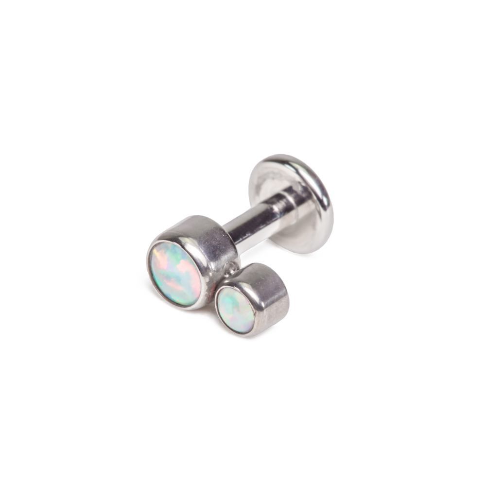 Threaded Stacked Opal Cluster Top with Post