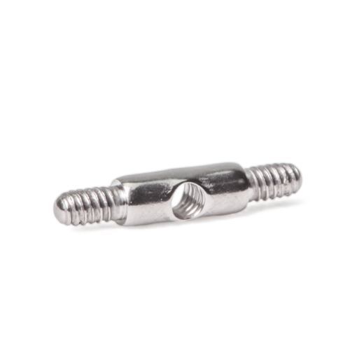 Tilum Titanium 4mm Long Threaded Bar with 1.2mm Thread Patterns for Ear Projects