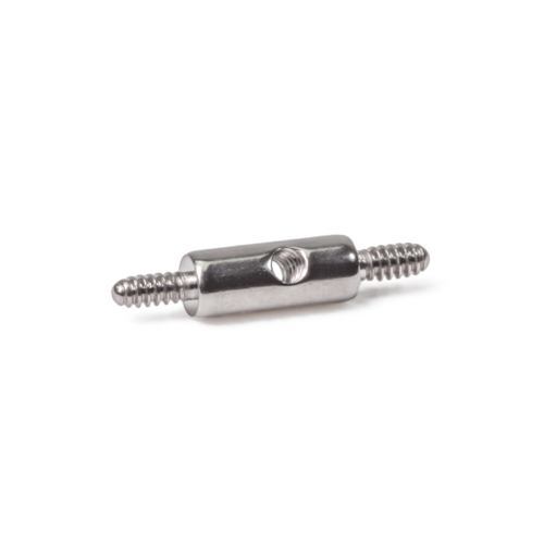 Tilum Titanium 4mm Long Threaded Bar with 0.9mm Thread Pattern for Ear Projects