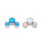 18g-16g Internally Threaded Atomic Opal Cluster Top Colors