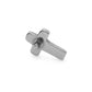 18g–16g Internally Threaded Titanium Cross Top — Pick Size — Price Per 1