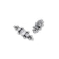 Tilum 18g-16g Internally Threaded Polar Jewels Titanium Top - Price Per 1