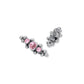 14g–12g Internally Threaded Polar Jewels Titanium Top — Price Per 1 (capri blue)