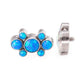 Tilum 18g-16g Internally Threaded Opal Galaxy Cluster Top - Price Per 1